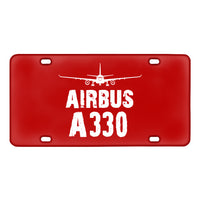 Thumbnail for Airbus A330 & Plane Designed Metal (License) Plates