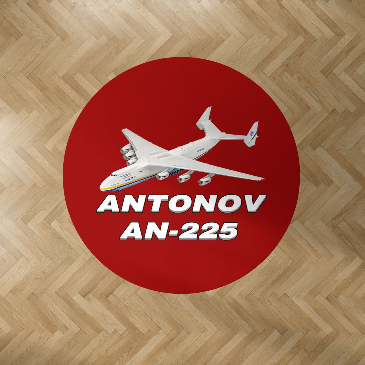 Antonov AN-225 (12) Designed Carpet & Floor Mats (Round)
