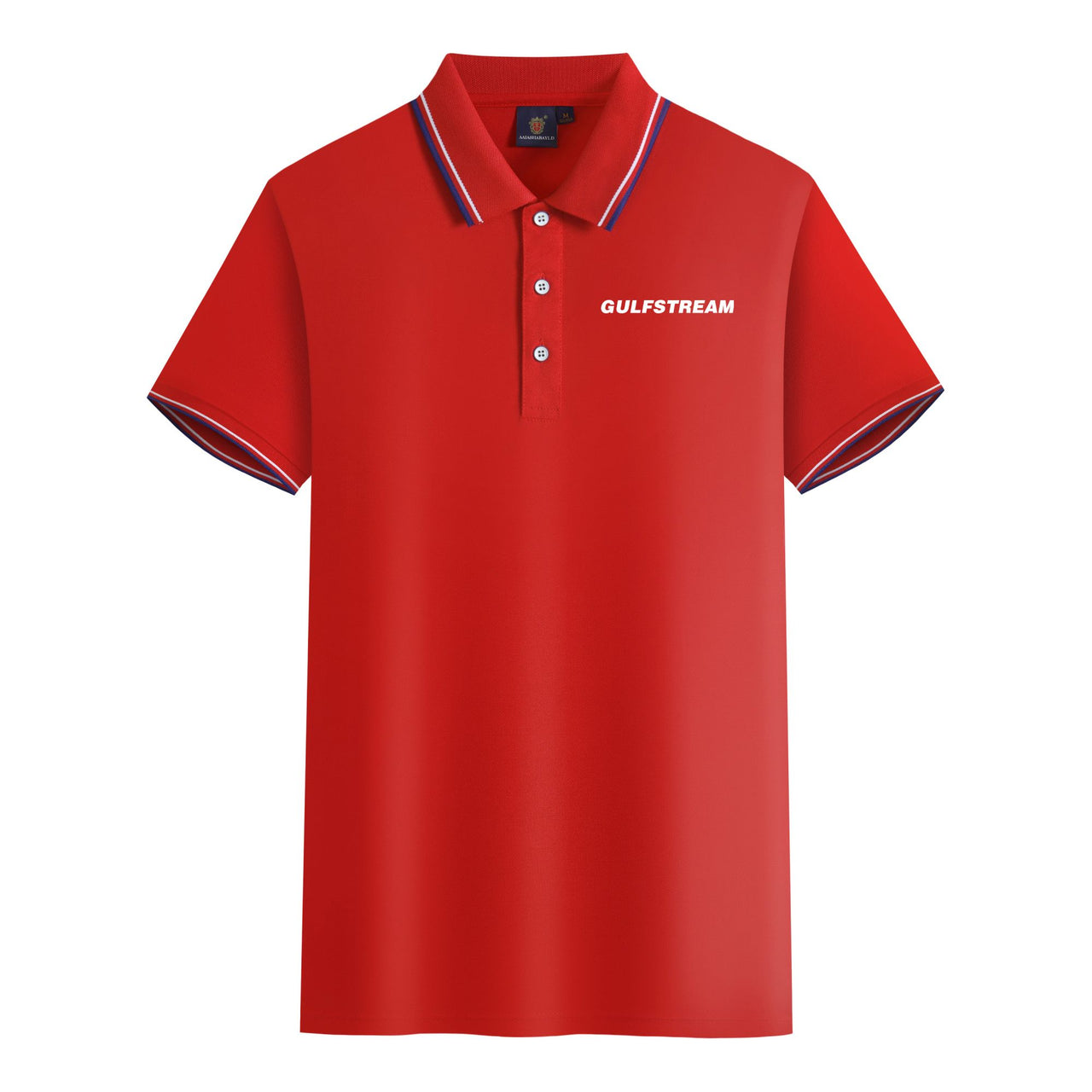 Gulfstream & Text Designed Stylish Polo T-Shirts