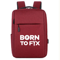 Thumbnail for Born To Fix Airplanes Designed Super Travel Bags