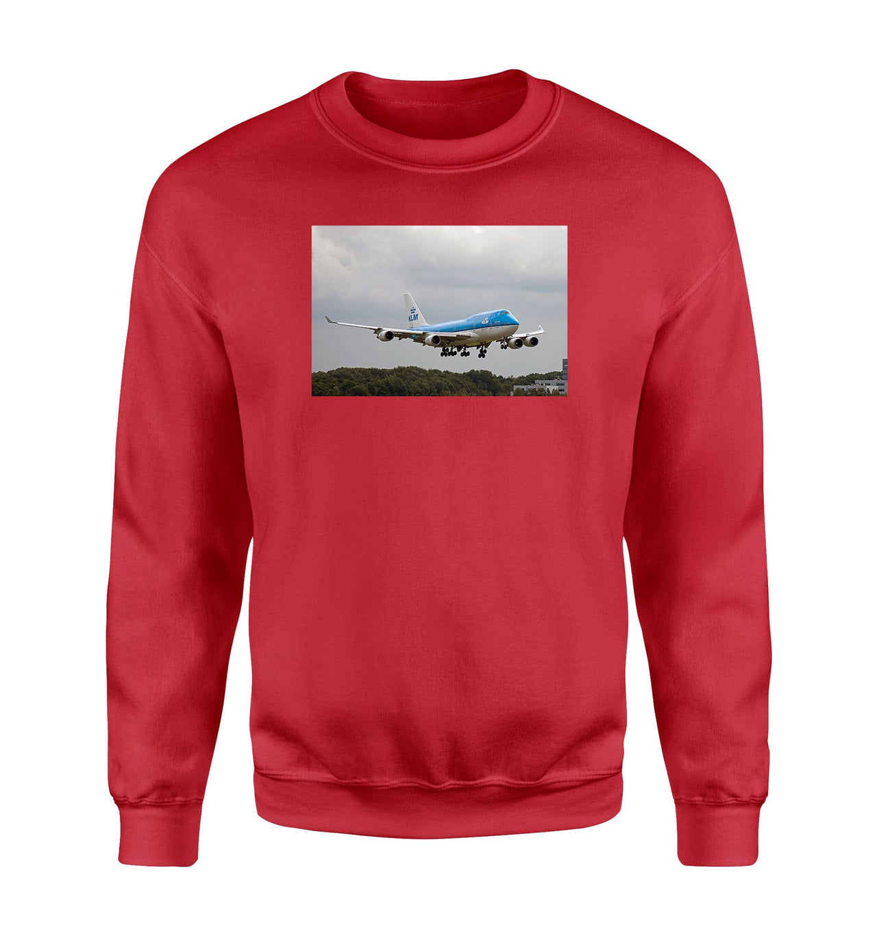 Landing KLM's Boeing 747 Designed Sweatshirts