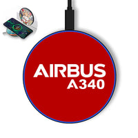 Thumbnail for Airbus A340 & Text Designed Wireless Chargers