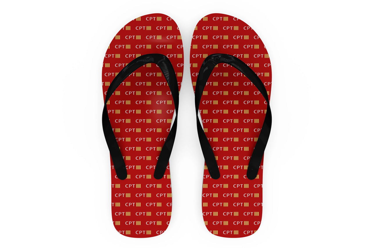 CPT & 4 Lines Designed Slippers (Flip Flops)