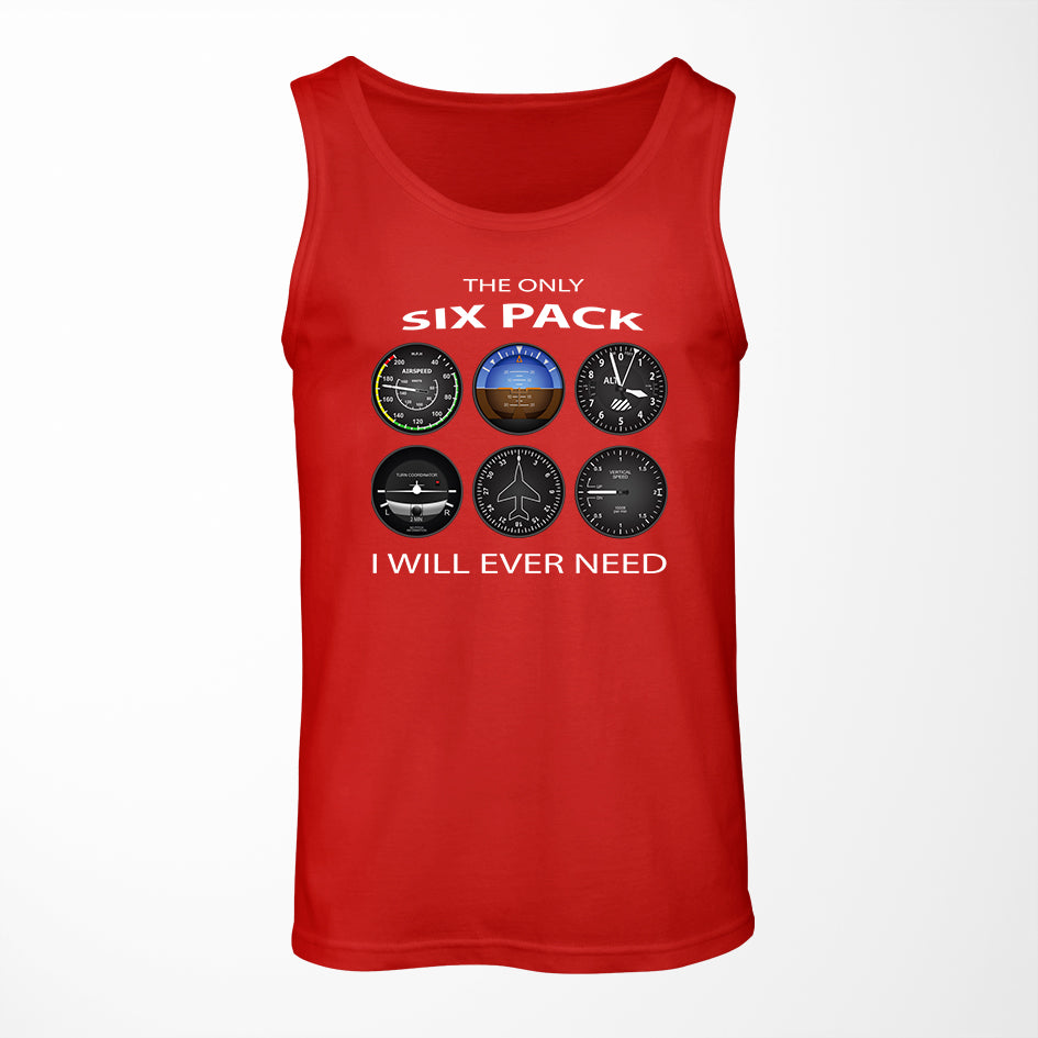 The Only Six Pack I Will Ever Need Designed Tank Tops