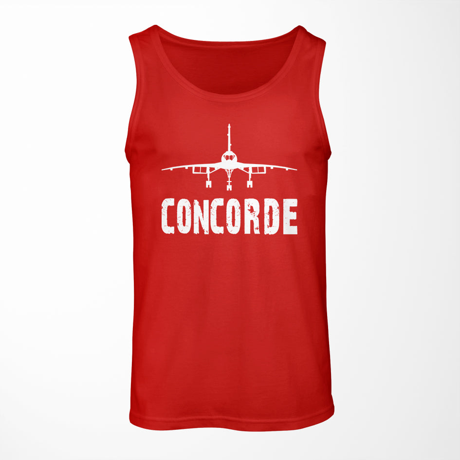 Concorde & Plane Designed Tank Tops