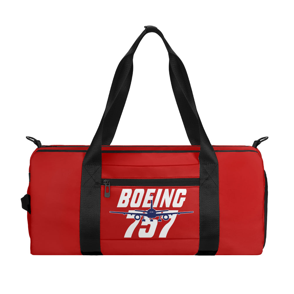 Amazing Boeing 757 Designed Sports Bag