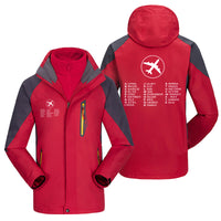 Thumbnail for Aviation Alphabet 2 Designed Thick Skiing Jackets