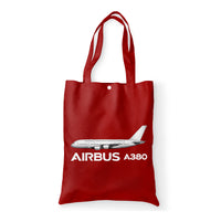 Thumbnail for The Airbus A380 Designed Tote Bags