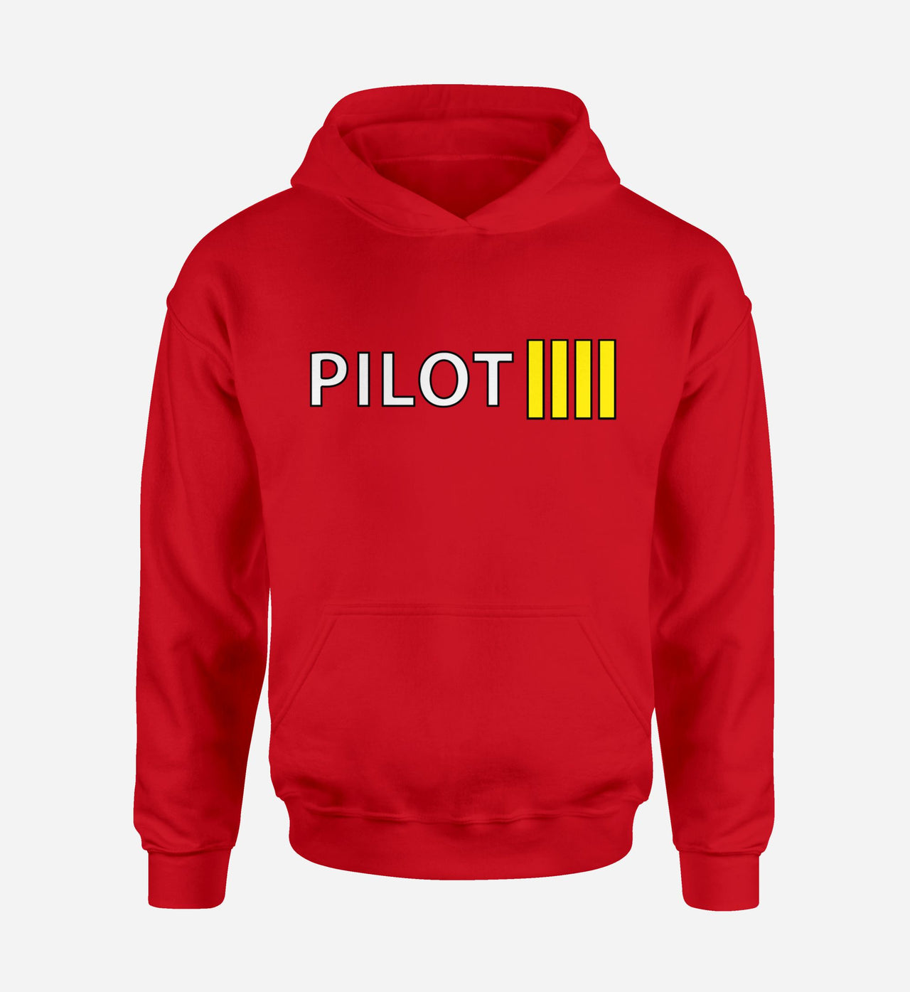 Pilot & Stripes (4 Lines) Designed Hoodies