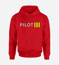 Thumbnail for Pilot & Stripes (4 Lines) Designed Hoodies