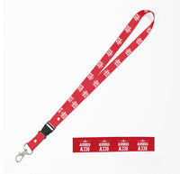 Thumbnail for Airbus A330 & Plane Designed Detachable Lanyard & ID Holders