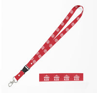 Thumbnail for Airbus A320 & Plane Designed Detachable Lanyard & ID Holders