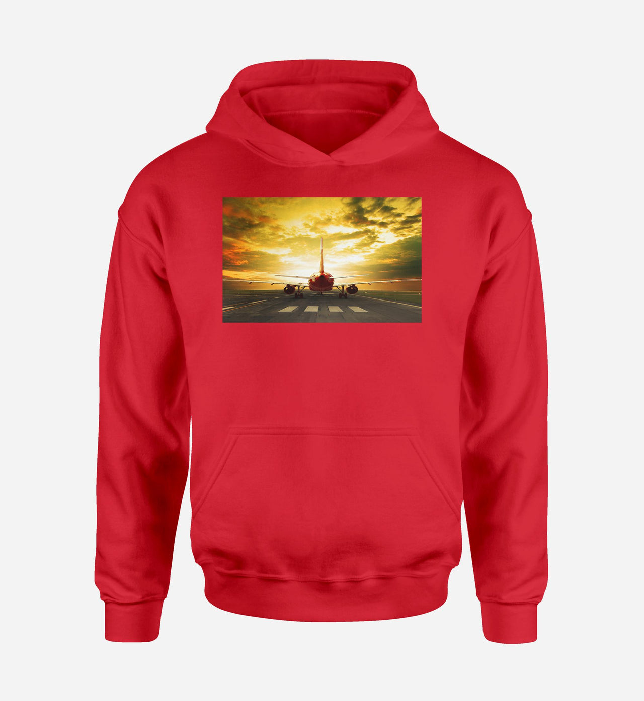 Ready for Departure Passanger Jet Designed Hoodies