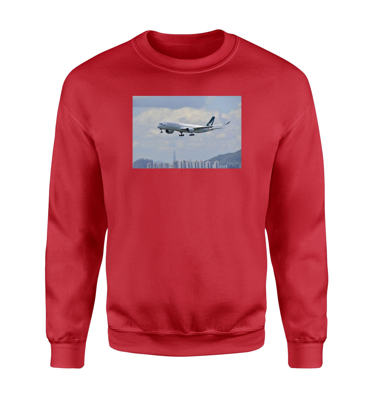 Cathay Pacific Airbus A350 Designed Sweatshirts