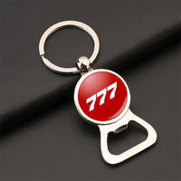 Thumbnail for 777 Flat Text Designed Bottle Opener Key Chains