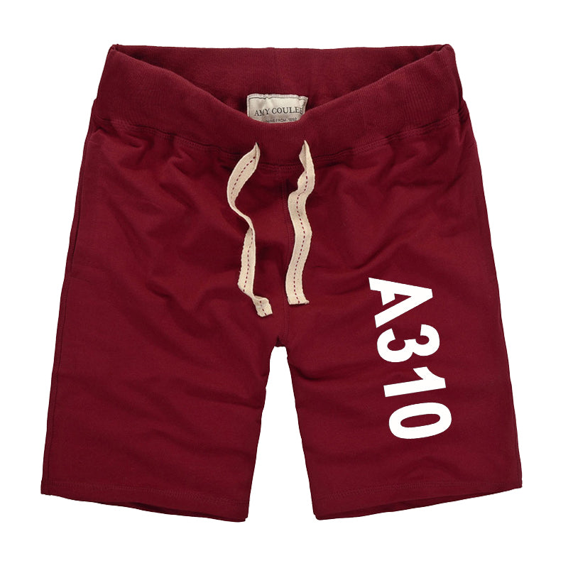 A310 Text Designed Cotton Shorts