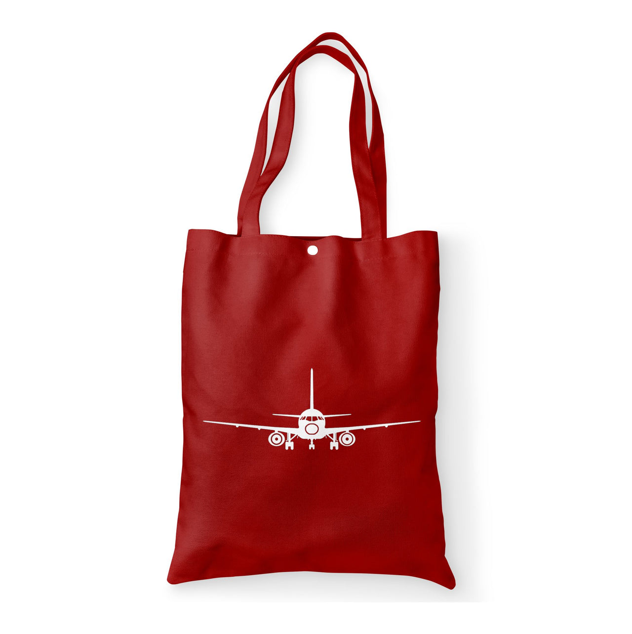 Sukhoi Superjet 100 Silhouette Designed Tote Bags