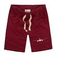 Thumbnail for Airbus A350 Silhouette Designed Cotton Shorts
