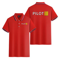 Thumbnail for Pilot & Stripes (3 Lines) Designed Stylish Polo T-Shirts (Double-Side)