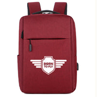 Thumbnail for Born To Fly & Badge Designed Super Travel Bags
