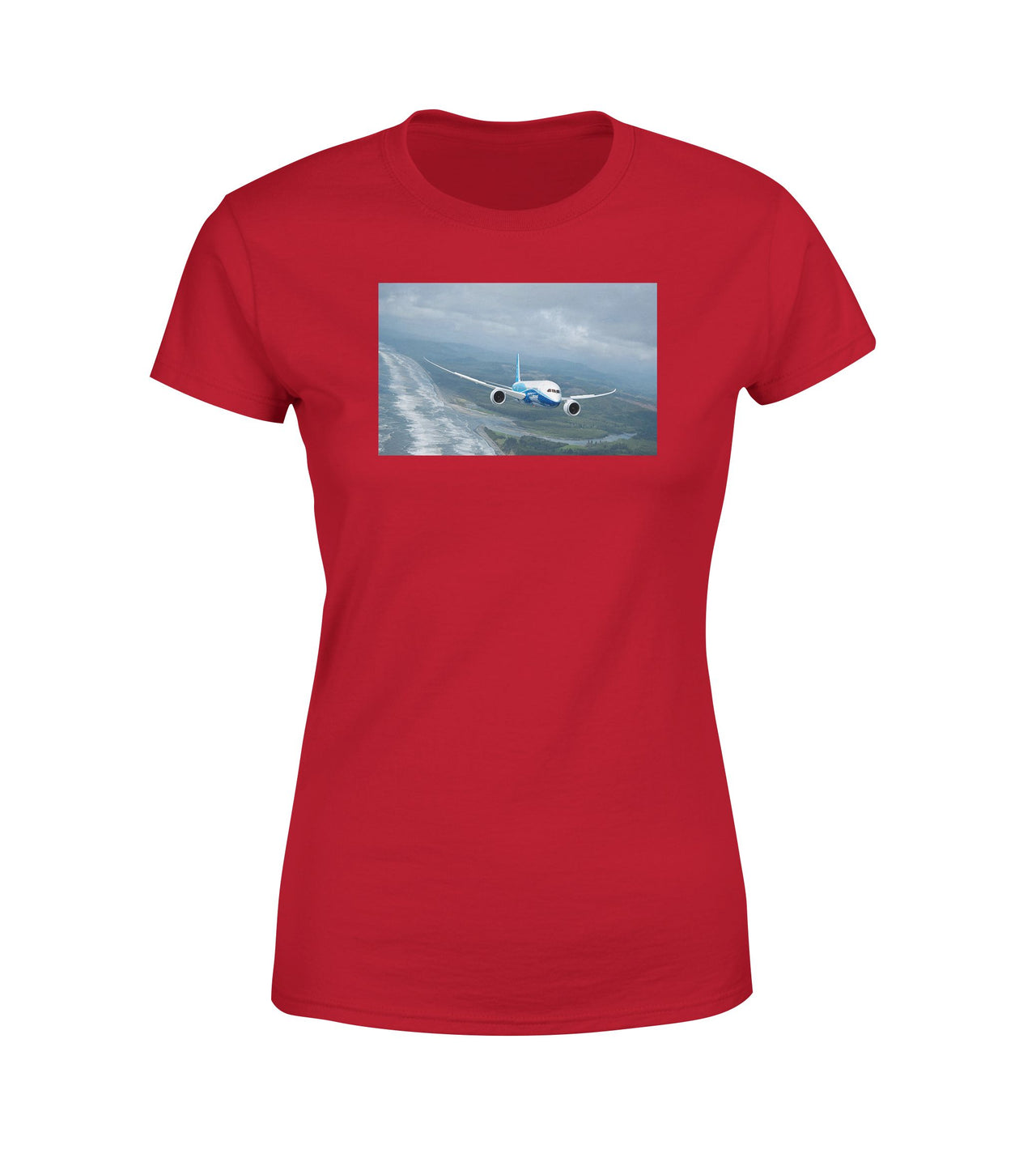 Cruising Boeing 787 Designed Women T-Shirts