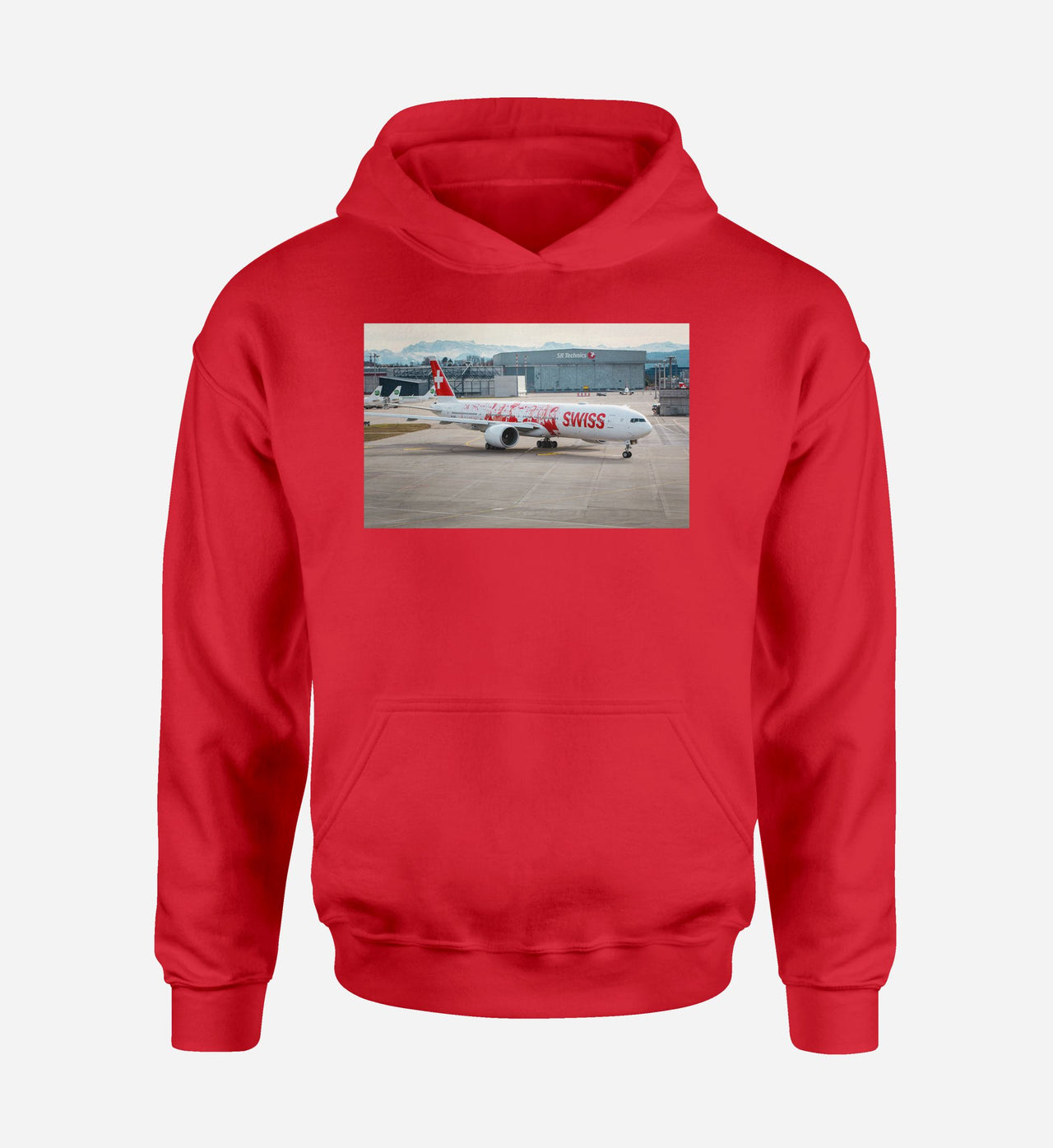 Boeing 777 Swiss Foto Designed Hoodies