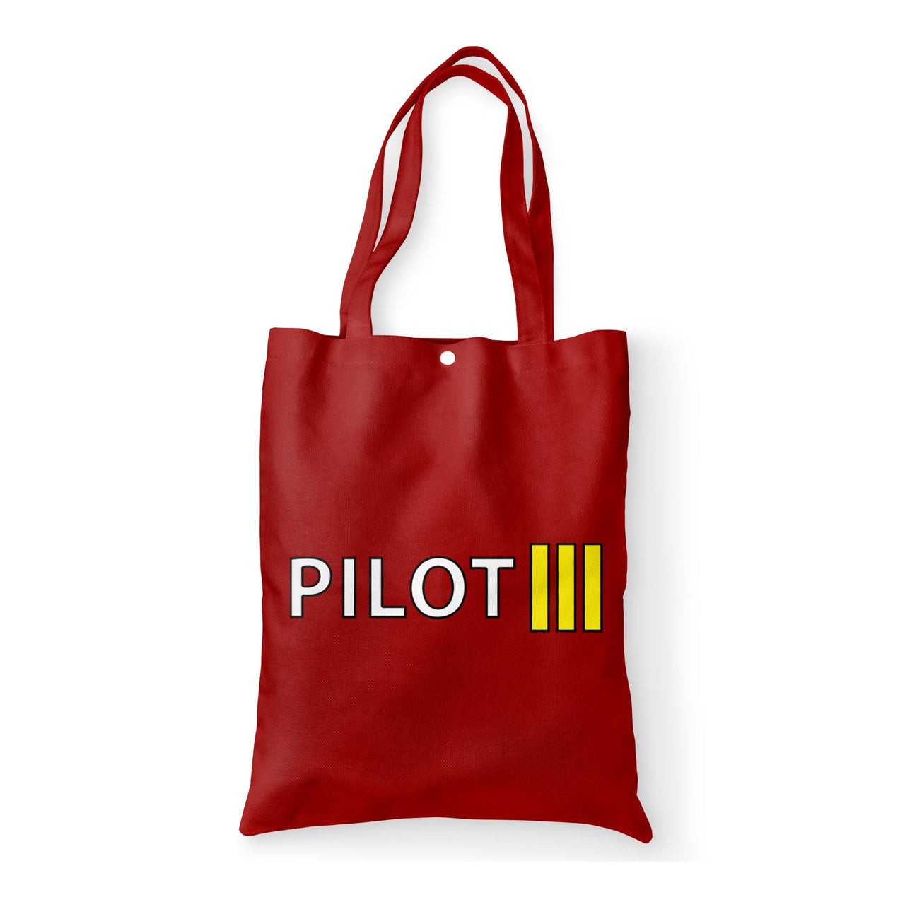 Pilot & Stripes (3 Lines) Designed Tote Bags