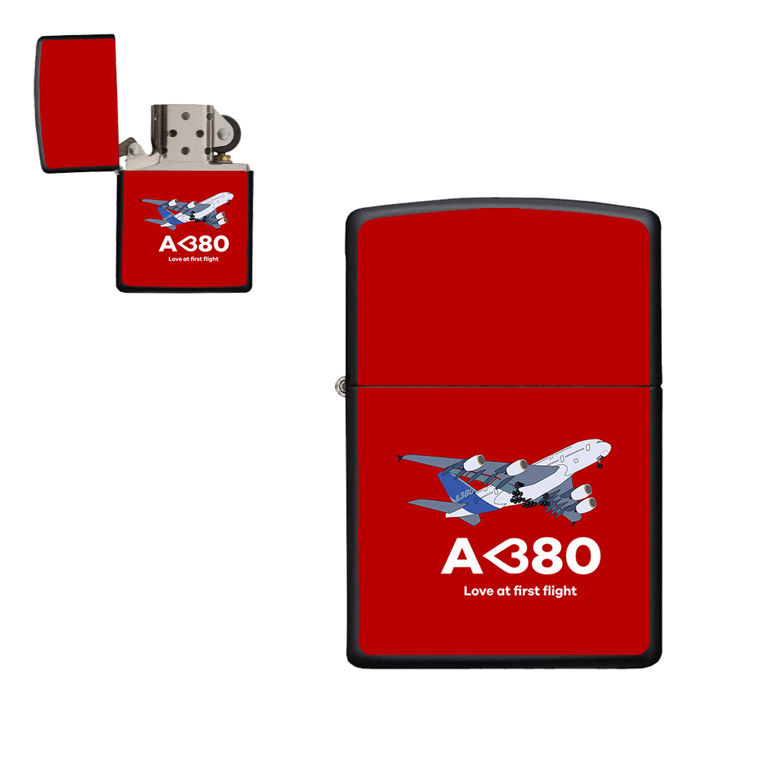 Airbus A380 Love at first flight Designed Metal Lighters