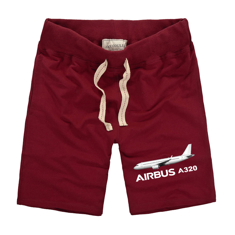 The Airbus A320 Designed Cotton Shorts