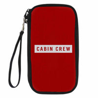 Thumbnail for Cabin Crew Text Designed Travel Cases & Wallets
