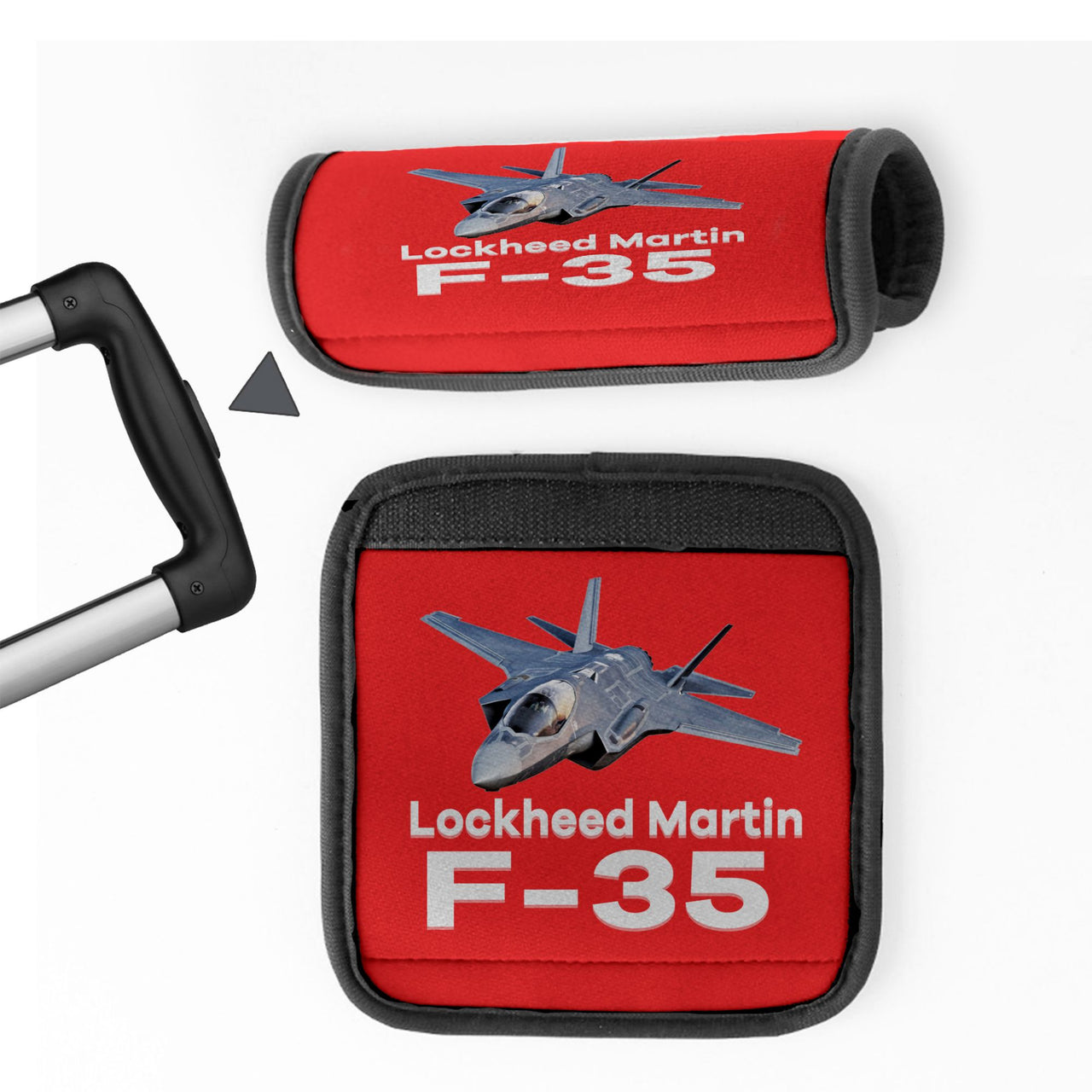 The Lockheed Martin F35 Designed Neoprene Luggage Handle Covers