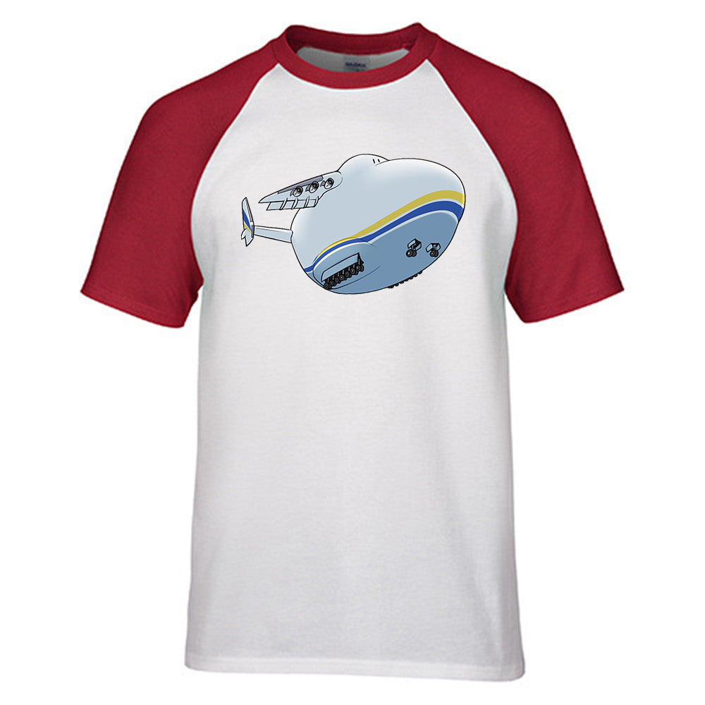 Antonov 225 takeoff Designed Raglan T-Shirts