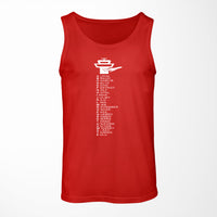 Thumbnail for Aviation Alphabet Designed Tank Tops
