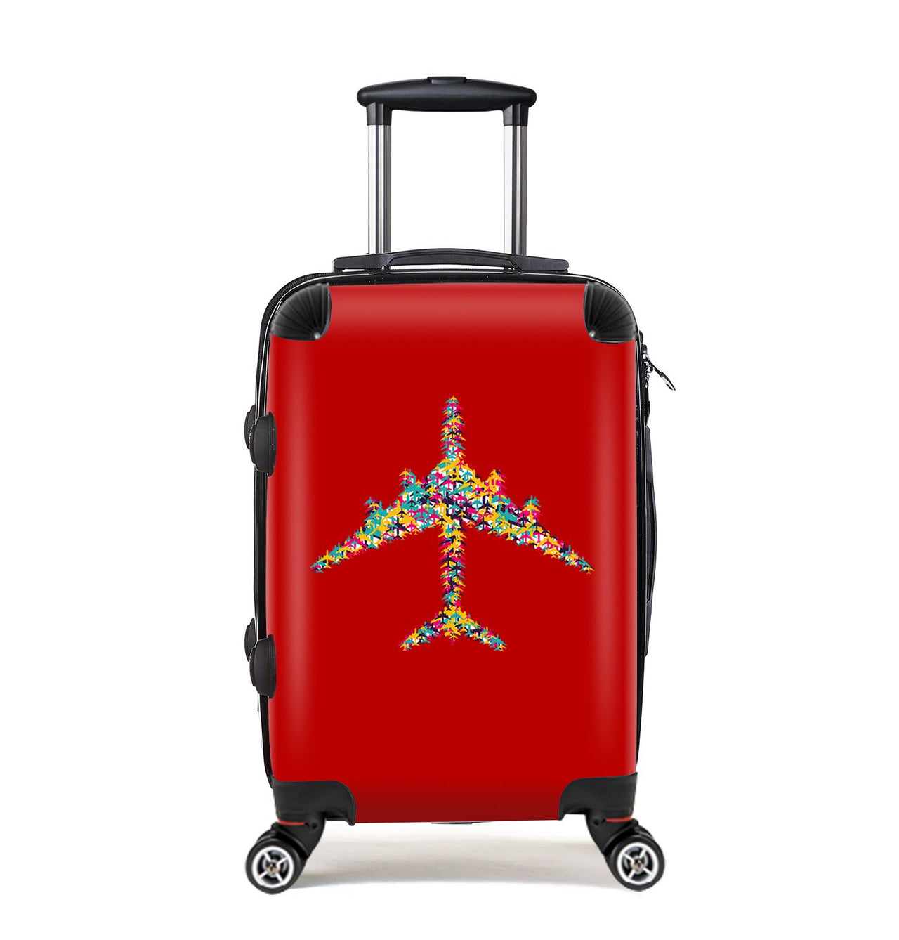 Colourful Airplane Designed Cabin Size Luggages