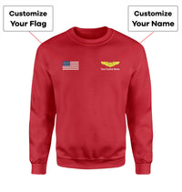 Thumbnail for Custom Flag & Name with (Special US Air Force) Designed 3D Sweatshirts