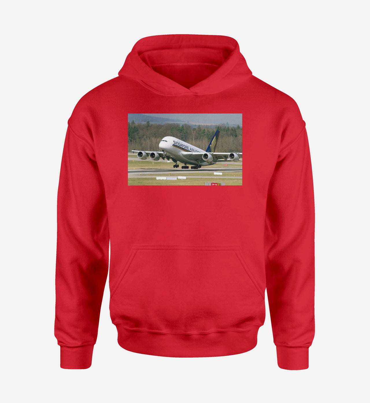 Departing Singapore Airlines A380 Designed Hoodies