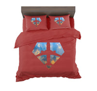 Thumbnail for Supermen of The Skies (Sunrise) Designed Bedding Sets