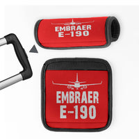 Thumbnail for Embraer E-190 & Plane Designed Neoprene Luggage Handle Covers
