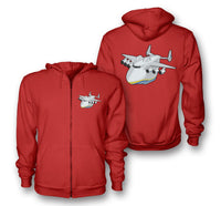 Thumbnail for Antonov 225 (2) Designed Zipped Hoodies
