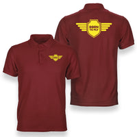 Thumbnail for Born To Fly & Badge Designed Double Side Polo T-Shirts