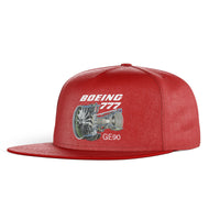 Thumbnail for Boeing 777 & GE90 Engine Designed Snapback Caps & Hats