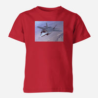 Thumbnail for Fighter Jet 35 Captured in the Air Designed Children T-Shirts