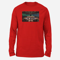 Thumbnail for Boeing 777 Cockpit Designed Long-Sleeve T-Shirts