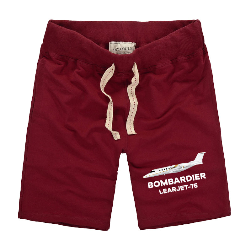 The Bombardier Learjet 75 Designed Cotton Shorts