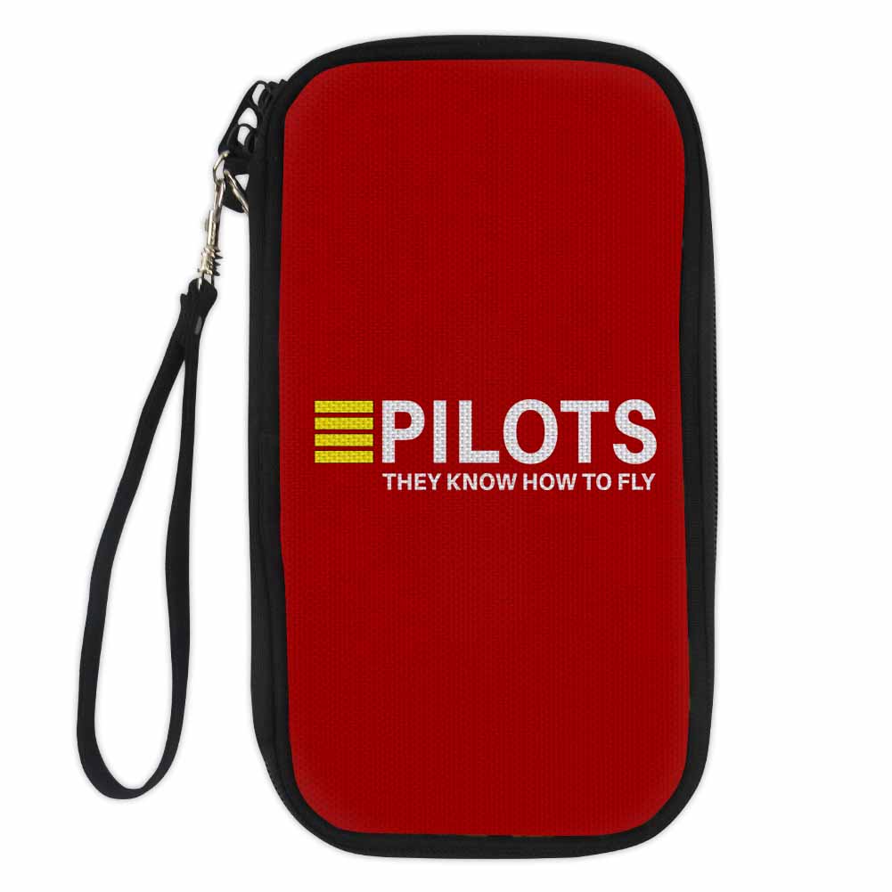 Pilots They Know How To Fly Designed Travel Cases & Wallets