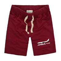 Thumbnail for The Airbus A330 Designed Cotton Shorts