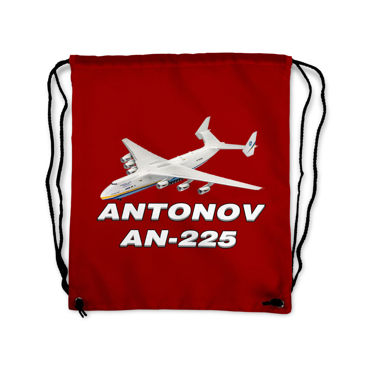 Antonov AN-225 (12) Designed Drawstring Bags