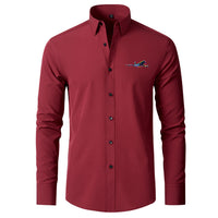 Thumbnail for Multicolor Airplane Designed Long Sleeve Shirts