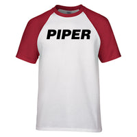 Thumbnail for Piper & Text Designed Raglan T-Shirts