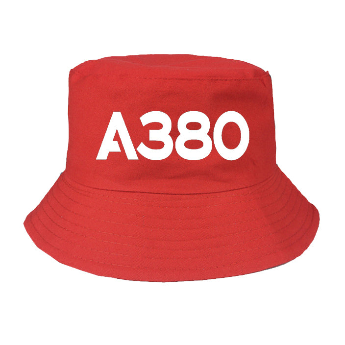 A380 Flat Text Designed Summer & Stylish Hats